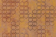 37424-3 cikkszámú tapéta,  As Creation New Walls tapéta katalógusából Absztrakt,geometriai mintás,narancs-terrakotta,súrolható,vlies tapéta