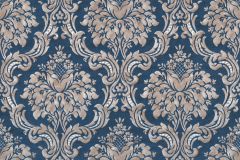 36716-7 cikkszámú tapéta,  As Creation Paradise Garden tapéta katalógusából Barokk-klasszikus,különleges felületű,textilmintás,bézs-drapp,kék,vajszín,lemosható,vlies tapéta