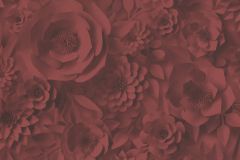38718-3 cikkszámú tapéta,  As Creation Pint Walls tapéta katalógusából 3d hatású,virágmintás,piros-bordó,súrolható,vlies tapéta