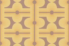 39533-4 cikkszámú tapéta,  As Creation Retro Chic tapéta katalógusából Retro,textil hatású,barna,sárga,súrolható,vlies tapéta