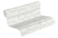 37414-2 cikkszámú tapéta,  As Creation Shades of White tapéta katalógusából Kőhatású-kőmintás,fehér,súrolható,vlies tapéta