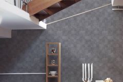 38200-4 cikkszámú tapéta,  As Creation Titanium 3 tapéta katalógusából Geometriai mintás,metál-fényes,szürke,súrolható,vlies tapéta