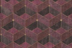 38202-5 cikkszámú tapéta,  As Creation Titanium 3 tapéta katalógusából 3d hatású,pink-rózsaszín,szürke,súrolható,vlies tapéta