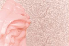 36692-2 cikkszámú tapéta,  As Creation Versace 4 tapéta katalógusából Barokk-klasszikus,csillámos,különleges felületű,metál-fényes,pink-rózsaszín,súrolható,vlies tapéta