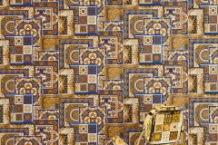 37048-1 cikkszámú tapéta,  As Creation Versace 4 tapéta katalógusából Barokk-klasszikus,geometriai mintás,különleges felületű,arany,barna,fehér,kék,súrolható,vlies tapéta