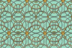 37049-7 cikkszámú tapéta,  As Creation Versace 4 tapéta katalógusából Barokk-klasszikus,geometriai mintás,különleges felületű,arany,ezüst,zöld,súrolható,vlies tapéta