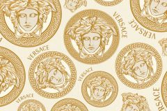 38611-5 cikkszámú tapéta,  As Creation Versace 5 tapéta katalógusából Barokk-klasszikus,feliratos-számos,különleges motívumos,arany,súrolható,vlies tapéta
