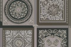 38704-4 cikkszámú tapéta,  As Creation Versace 5 tapéta katalógusából Barokk-klasszikus,fekete,szürke,súrolható,vlies tapéta