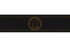 93522-4 cikkszámú tapéta,  As Creation Versace 5 tapéta katalógusából Barokk-klasszikus,arany,fekete,súrolható,vlies bordűr