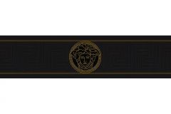 93522-4 cikkszámú tapéta,  As Creation Versace 5 tapéta katalógusából Barokk-klasszikus,arany,fekete,súrolható,vlies bordűr