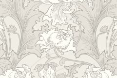 4540 cikkszámú tapéta,  Boras Anno tapéta katalógusából Barokk-klasszikus,virágmintás,bézs-drapp,szürke,lemosható,vlies tapéta