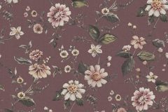 3591 cikkszámú tapéta,  Boras Cottage Garden tapéta katalógusából Virágmintás,pink-rózsaszín,piros-bordó,súrolható,vlies poszter, fotótapéta