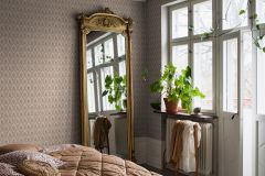 4260 cikkszámú tapéta,  Boras Dreamy Escape tapéta katalógusából Barokk-klasszikus,virágmintás,bézs-drapp,narancs-terrakotta,lemosható,vlies tapéta