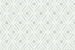 7658 cikkszámú tapéta,  Boras Falsterbo 3 tapéta katalógusából Geometriai mintás,kockás,retro,virágmintás,kék,szürke,lemosható,vlies tapéta