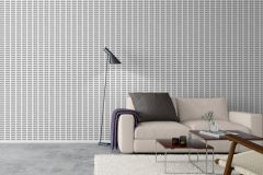 1751 cikkszámú tapéta,  Boras Scandinavian Designers II tapéta katalógusából Retro,természeti mintás,fehér,fekete,szürke,lemosható,vlies tapéta
