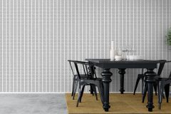 1751 cikkszámú tapéta,  Boras Scandinavian Designers II tapéta katalógusából Retro,természeti mintás,fehér,fekete,szürke,lemosható,vlies tapéta