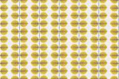 1753 cikkszámú tapéta,  Boras Scandinavian Designers II tapéta katalógusából Retro,természeti mintás,fehér,sárga,szürke,lemosható,vlies tapéta