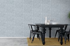 1765 cikkszámú tapéta,  Boras Scandinavian Designers II tapéta katalógusából Emberek-sztárok,különleges motívumos,rajzolt,retro,fehér,kék,lemosható,vlies tapéta