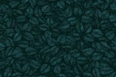 1770 cikkszámú tapéta,  Boras Scandinavian Designers II tapéta katalógusából Rajzolt,retro,természeti mintás,fekete,türkiz,lemosható,vlies tapéta