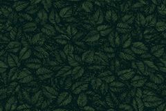 1771 cikkszámú tapéta,  Boras Scandinavian Designers II tapéta katalógusából Rajzolt,retro,természeti mintás,fekete,zöld,lemosható,vlies tapéta
