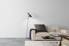 1776 cikkszámú tapéta,  Boras Scandinavian Designers II tapéta katalógusából Absztrakt,geometriai mintás,pöttyös,retro,fehér,szürke,lemosható,vlies tapéta