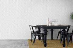 1776 cikkszámú tapéta,  Boras Scandinavian Designers II tapéta katalógusából Absztrakt,geometriai mintás,pöttyös,retro,fehér,szürke,lemosható,vlies tapéta