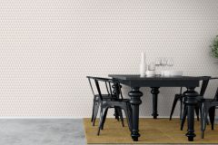 1780 cikkszámú tapéta,  Boras Scandinavian Designers II tapéta katalógusából Absztrakt,geometriai mintás,retro,fehér,pink-rózsaszín,lemosható,vlies tapéta