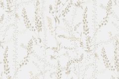 1785 cikkszámú tapéta,  Boras Scandinavian Designers II tapéta katalógusából Rajzolt,retro,természeti mintás,bézs-drapp,fehér,zöld,lemosható,vlies tapéta