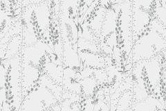 1786 cikkszámú tapéta,  Boras Scandinavian Designers II tapéta katalógusából Rajzolt,retro,természeti mintás,fehér,szürke,lemosható,vlies tapéta