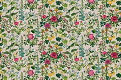 1953 cikkszámú tapéta,  Boras Scandinavian Designers III tapéta katalógusából Virágmintás,pink-rózsaszín,sárga,zöld,lemosható,vlies panel, fotótapéta