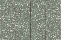 1956 cikkszámú tapéta,  Boras Scandinavian Designers III tapéta katalógusából Természeti mintás,zöld,lemosható,vlies panel, fotótapéta