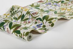 1962 cikkszámú tapéta,  Boras Scandinavian Designers III tapéta katalógusából Virágmintás,sárga,zöld,lemosható,vlies tapéta