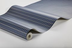 1965 cikkszámú tapéta,  Boras Scandinavian Designers III tapéta katalógusából Geometriai mintás,kék,lemosható,vlies tapéta