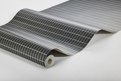 1968 cikkszámú tapéta,  Boras Scandinavian Designers III tapéta katalógusából Geometriai mintás,szürke,lemosható,vlies tapéta