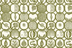 1971 cikkszámú tapéta,  Boras Scandinavian Designers III tapéta katalógusából Természeti mintás,zöld,lemosható,vlies tapéta