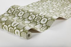 1971 cikkszámú tapéta,  Boras Scandinavian Designers III tapéta katalógusából Természeti mintás,zöld,lemosható,vlies tapéta