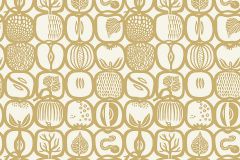 1972 cikkszámú tapéta,  Boras Scandinavian Designers III tapéta katalógusából Természeti mintás,sárga,lemosható,vlies tapéta