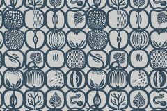 1973 cikkszámú tapéta,  Boras Scandinavian Designers III tapéta katalógusából Természeti mintás,kék,szürke,lemosható,vlies tapéta