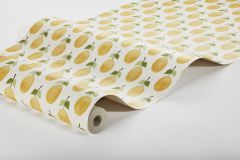 1975 cikkszámú tapéta,  Boras Scandinavian Designers III tapéta katalógusából Természeti mintás,sárga,lemosható,vlies tapéta