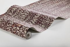 1984 cikkszámú tapéta,  Boras Scandinavian Designers III tapéta katalógusából Természeti mintás,piros-bordó,lemosható,vlies tapéta