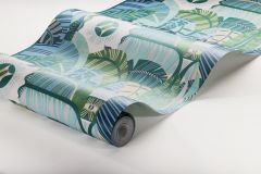 2069 cikkszámú tapéta,  Boras Swedisch Designers tapéta katalógusából Absztrakt,bézs-drapp,zöld,lemosható,vlies tapéta