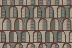 3052 cikkszámú tapéta,  Boras The Apartment tapéta katalógusából Geometriai mintás,marokkói ,barna,szürke,lemosható,vlies tapéta