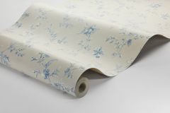 3273 cikkszámú tapéta,  Boras Timeless Traditions tapéta katalógusából Virágmintás,bézs-drapp,kék,lemosható,vlies tapéta