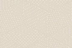 TP422953 cikkszámú tapéta,  Design ID Exclusive Threads tapéta katalógusából Egyszínű,geometriai mintás,kockás,bézs-drapp,lemosható,vlies tapéta