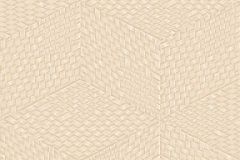 TP422955 cikkszámú tapéta,  Design ID Exclusive Threads tapéta katalógusából Egyszínű,geometriai mintás,kockás,bézs-drapp,lemosható,vlies tapéta