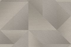 TP422975 cikkszámú tapéta,  Design ID Exclusive Threads tapéta katalógusából 3d hatású,egyszínű,geometriai mintás,barna,bézs-drapp,lemosható,vlies tapéta