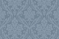9321 cikkszámú tapéta,  ECO Decorama 19 tapéta katalógusából Barokk-klasszikus,különleges felületű,kék,lemosható,vlies tapéta