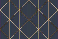 8804 cikkszámú tapéta,  ECO Graphic World tapéta katalógusából Absztrakt,geometriai mintás,arany,kék,lemosható,vlies tapéta