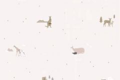 7004-3 cikkszámú tapéta,  Egyeb Noa tapéta katalógusából állatok,gyerek,pink-rózsaszín,gyengén mosható,vlies tapéta