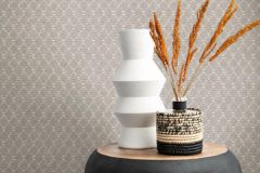 TA25030 cikkszámú tapéta,  Egyeb Tahiti tapéta katalógusából Geometriai mintás,textil hatású,szürke,lemosható,vlies tapéta
